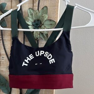 124. The Upside Mayte Tech Paola bra indigo size 4pre owned